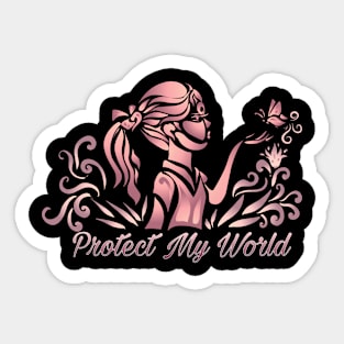 Protect my world 2 Sticker